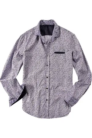 GAS Herren Hemd geblümt Slim Fit