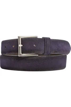 Post & Co Herren Velour-Gürtel Veloursleder
