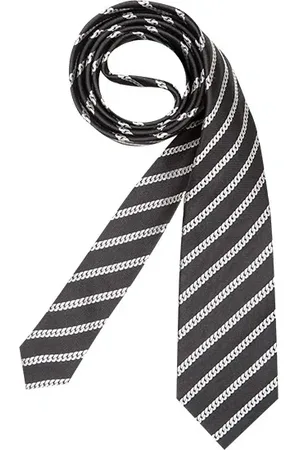 Saint Laurent Herren Krawatte Gemustert,College-Streifen