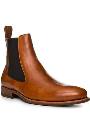 Prime Herren Chelsea Boots Glattleder