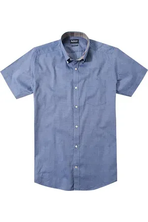 Barbour Herren Kurzarmhemd meliert
