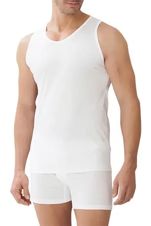 Zimmerli Herren Tanktop Sea Island Baumwolle unifarben