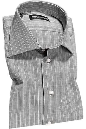 Rosso e Nero Herren Hemd Slim Fit