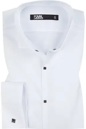 Karl Lagerfeld Herren Smokinghemd