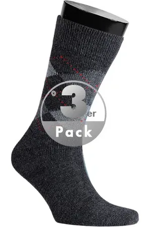 Burlington Herren Socken Mikrofaser/Funktion Gemustert