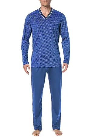 Novila Herren Pyjama Baumwolle & Mix Gemustert