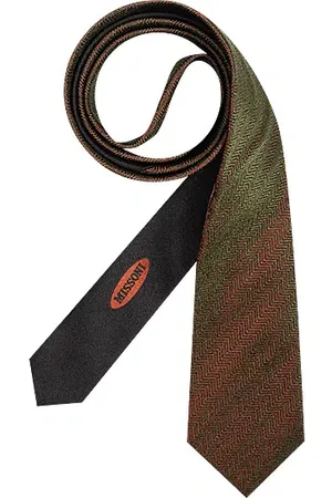Missoni Herren Krawatte Gemustert,unifarben