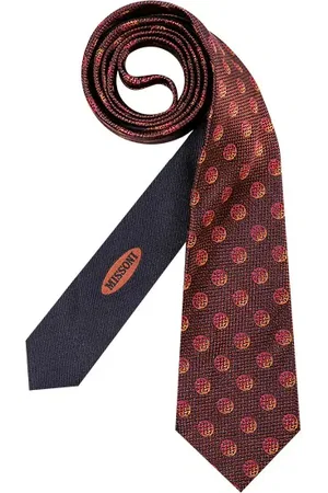 Missoni Herren Krawatte Gemustert,Bunt