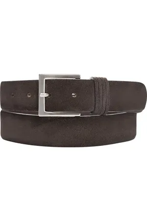 Post & Co Herren Velour-Gürtel Veloursleder