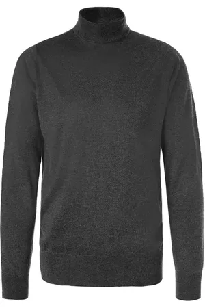 Cipriani Herren Stehkragenpullover unifarben