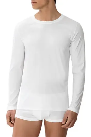 Zimmerli Herren Longsleeve Sea Island Baumwolle unifarben