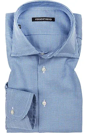 Rosso e Nero Herren Hemd Slim Fit