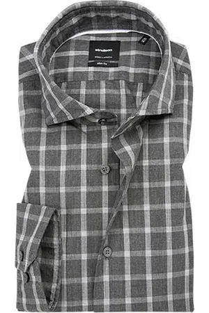 Strellson Herren Hemd kariert Slim Fit