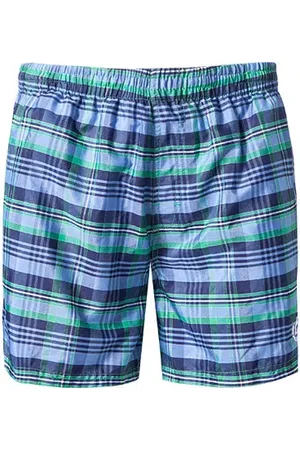Bugatti Herren Badeshorts Baumwolle & Mix Kariert