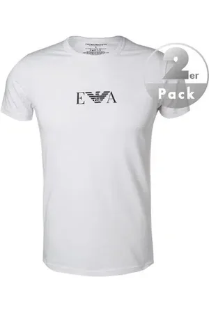 Emporio Armani Herren T-Shirts Baumwolle & Mix unifarben