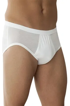 Zimmerli Herren Slip Merc. Baumwolle unifarben