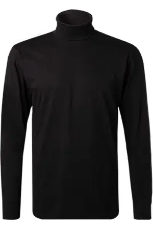 Ragman Herren Rollkragenshirt unifarben