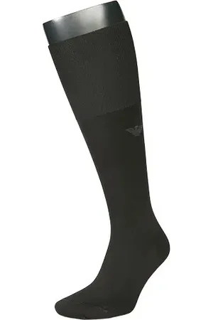 Emporio Armani Herren Kniestrümpfe Baumwolle & Mix unifarben
