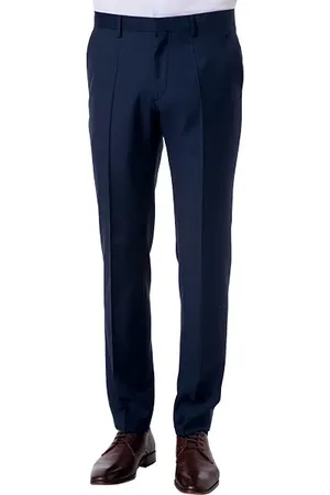 Roy Robson Herren Hose meliert Slim Fit