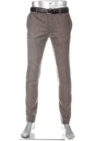 Alberto Herren Hose meliert Slim Fit