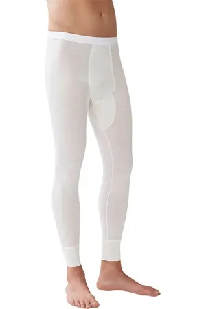 Zimmerli Herren Lange Unterhose Seidenmix unifarben