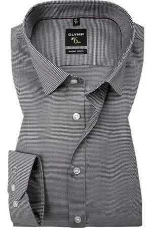 Olymp Herren Hemd meliert Slim Fit