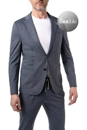 Baldessarini Herren Sakko meliert Slim Fit