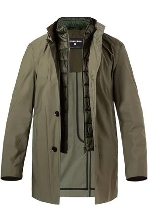 Strellson Herren Mantel unifarben