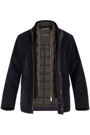 Bugatti Herren Jacke unifarben