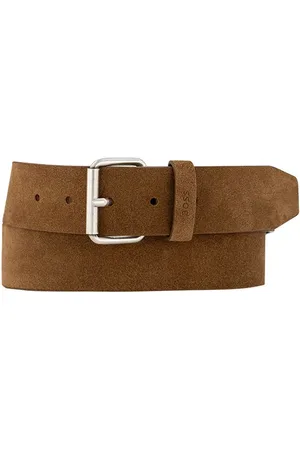HUGO BOSS Herren Gürtel Veloursleder