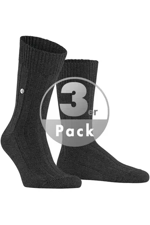 Burlington Herren Socken Schur-Wolle unifarben