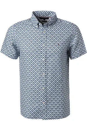 Tommy Hilfiger Herren Kurzarmhemd gemustert