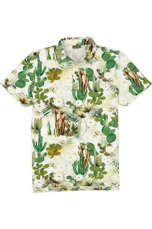 Stenströms Herren Polo-Shirt geblümt