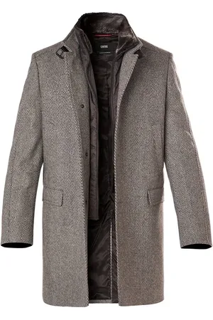 Cinque Herren Mantel Fischgrat