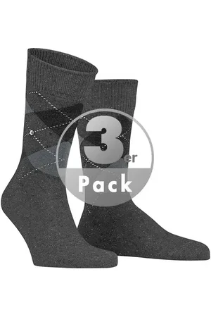Burlington Herren Socken Schur-Wolle Gemustert