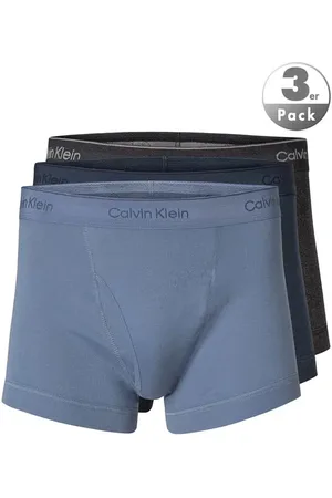 Calvin Klein Herren Trunks Reine Baumwolle unifarben