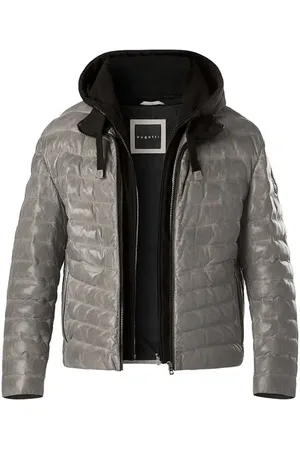 Bugatti Herren Lederjacke unifarben