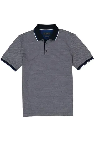 Bugatti Herren Polo-Shirt gestreift