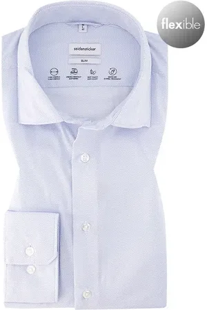 Seidensticker Herren Hemd gemustert Slim Fit