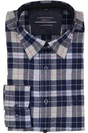 Casa Moda Herren Hemd kariert Comfort Fit