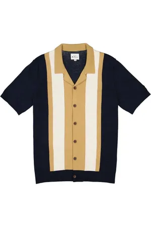 Ben Sherman Herren Kurzarmhemd gestreift