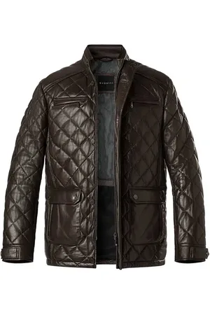 Bugatti Herren Lederjacke unifarben