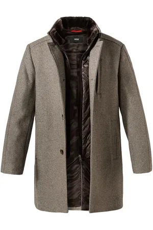 Cinque Herren Mantel unifarben