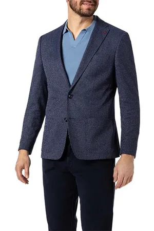 Roy Robson Herren Sakko meliert Slim Fit