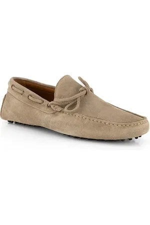 Boggi Milano Herren Mokassins Velours