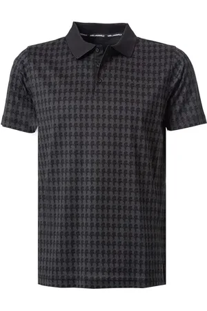 Karl Lagerfeld Herren Polo-Shirt gemustert
