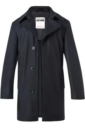 Strellson Herren Mantel unifarben