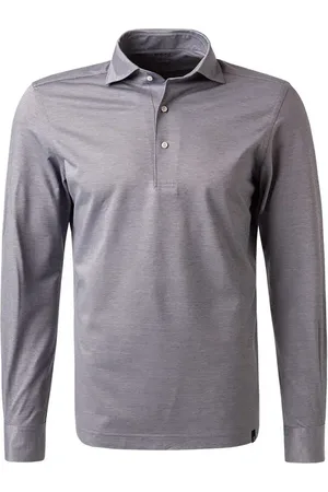 Boggi Milano Herren Polo-Shirt meliert
