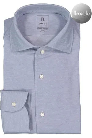Boggi Milano Herren Hemd meliert
