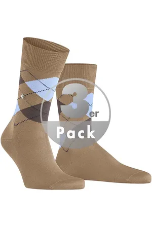 Burlington Herren Socken Baumwolle & Mix Gemustert